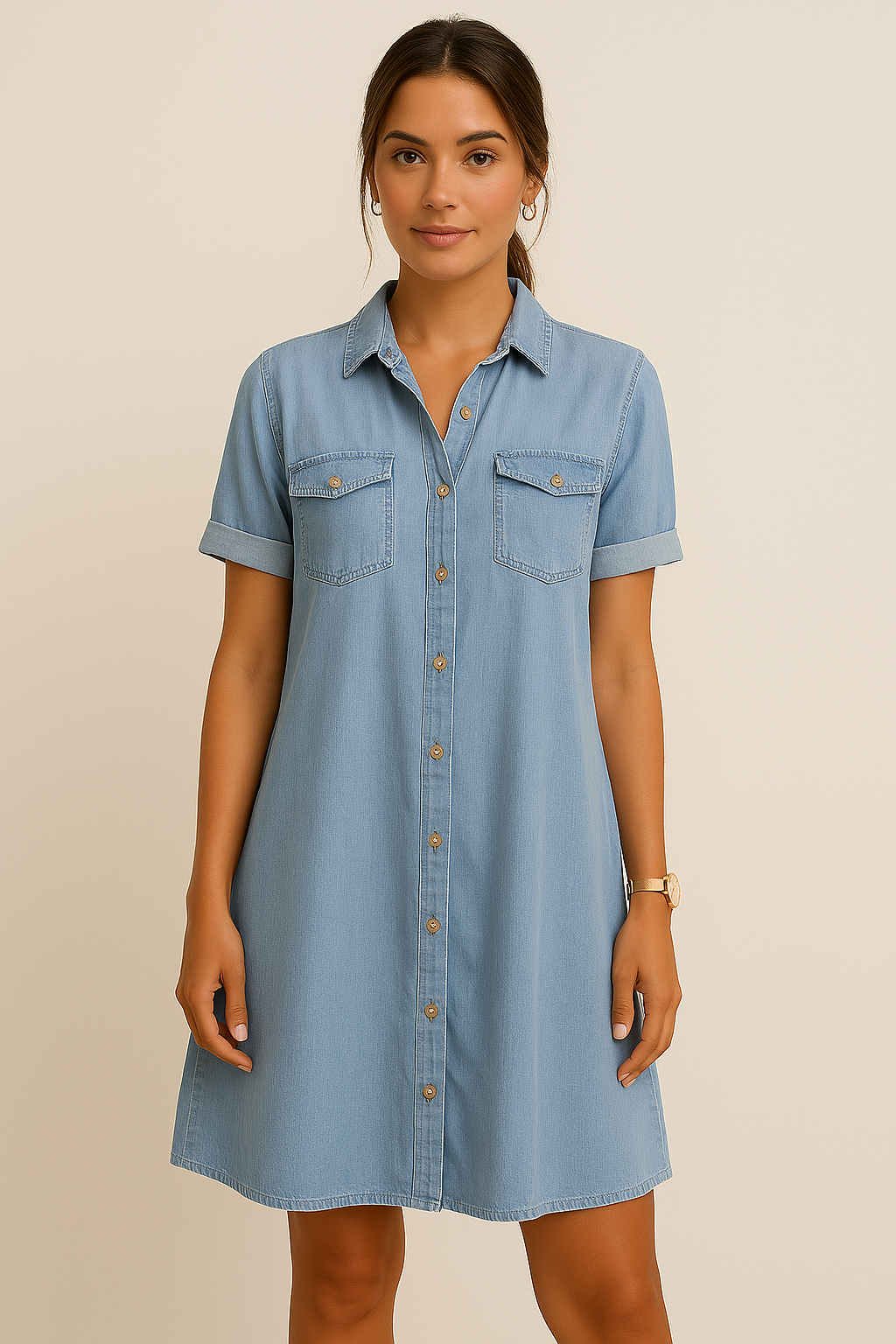 Lily denim jurk