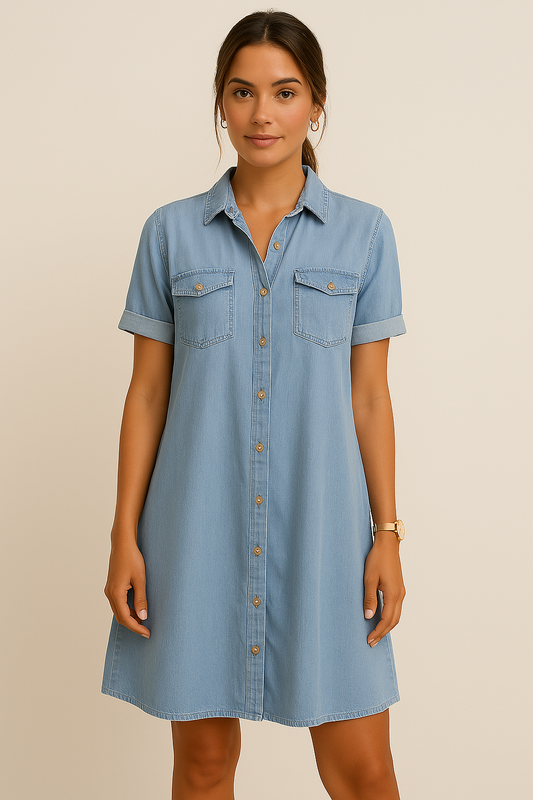 Lily denim jurk