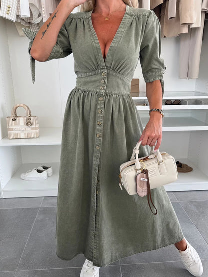 Natasja denim jurk